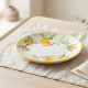 Lemon Pattern Porcelain Plate Small